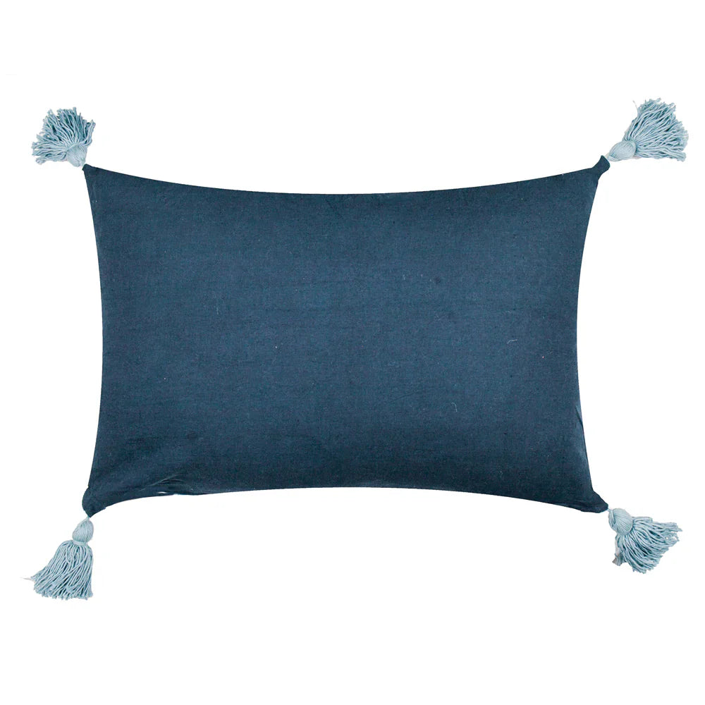Paoletti (Riva Home) Cushions DELPHINE FLORAL TASSELLED CUSHION  by Paoletti