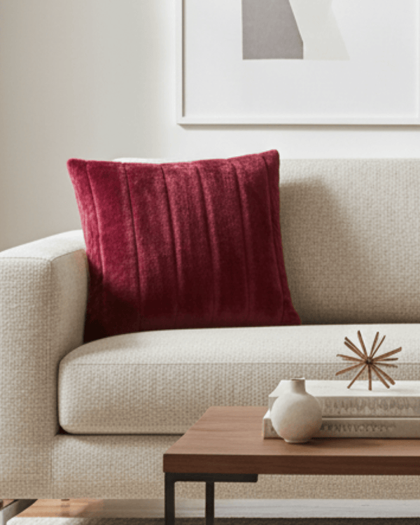 Empress Super Soft Faux Fur Feather Filled Cushion by Paoletti