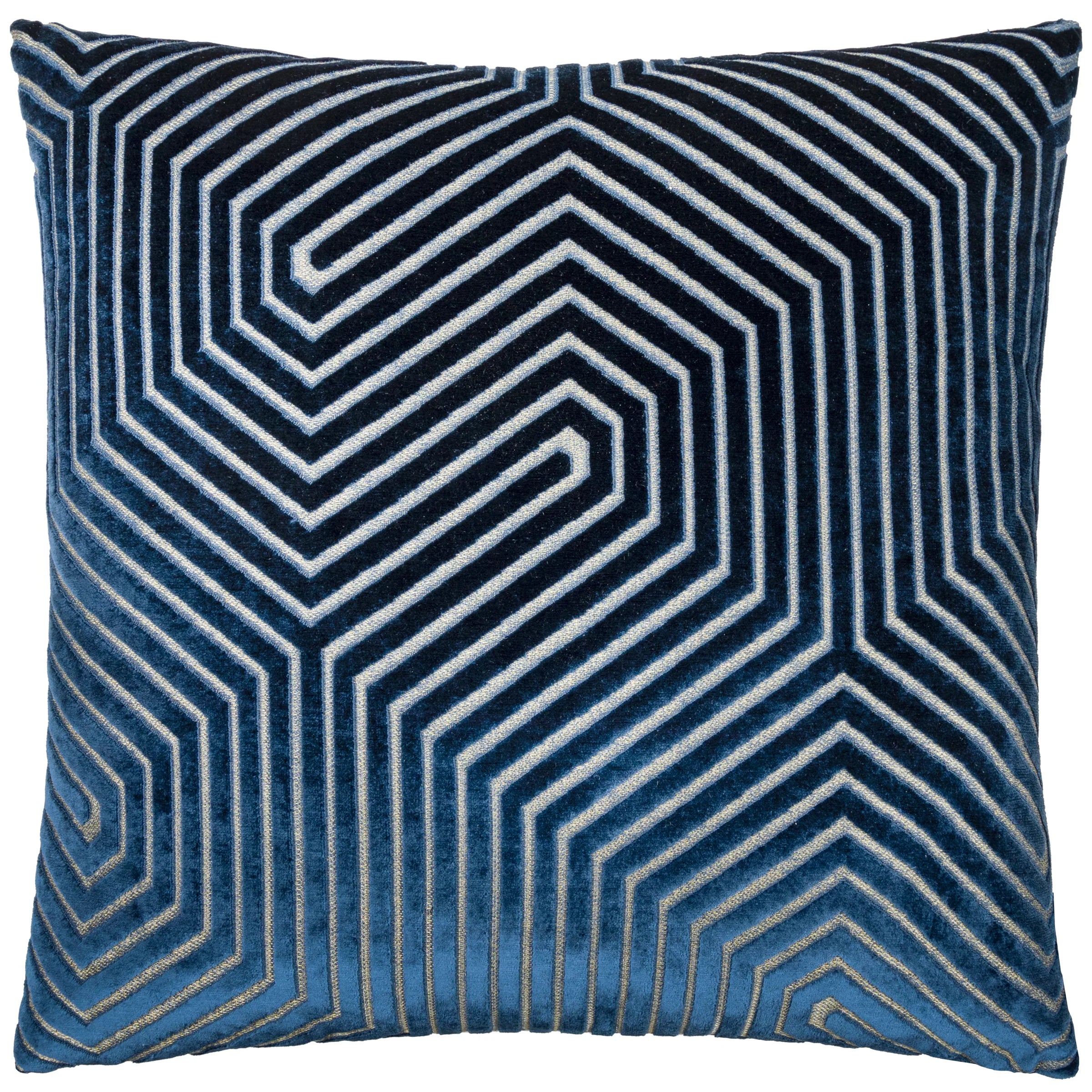 Paoletti (Riva Home) Cushions EVOKE CUT VELVET CUSHION by Paoletti
