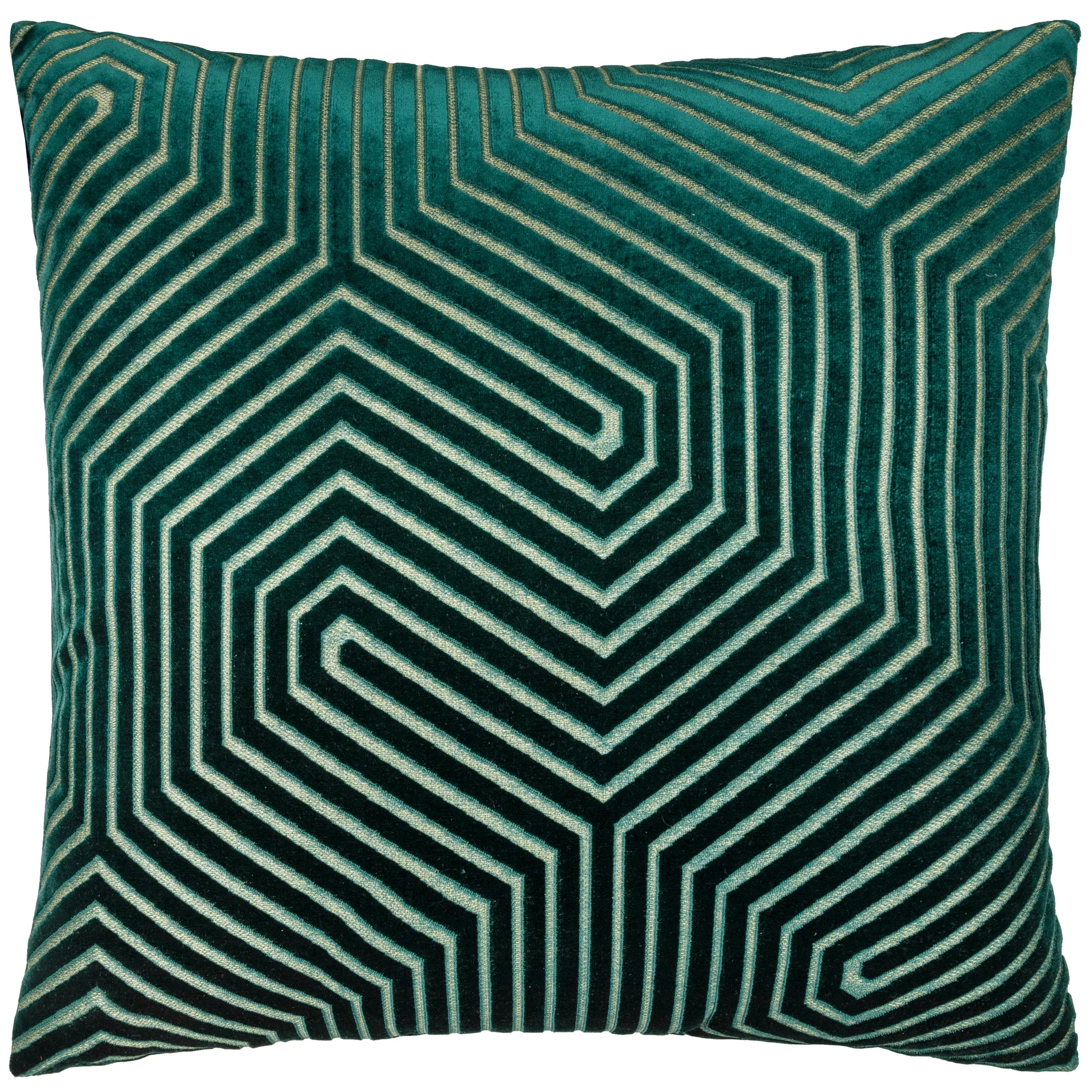 Paoletti (Riva Home) Cushions EVOKE CUT VELVET CUSHION by Paoletti