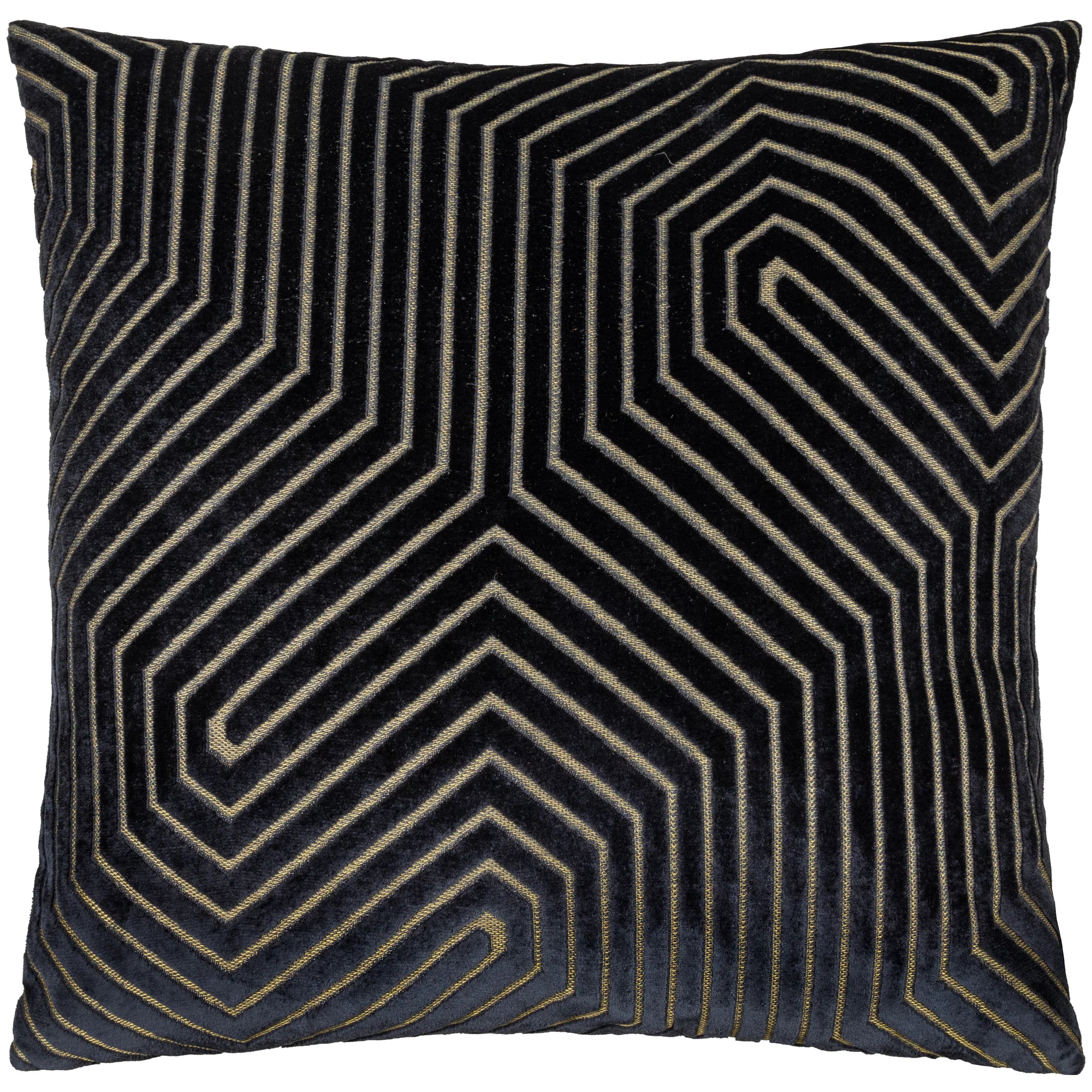 Paoletti (Riva Home) Cushions EVOKE CUT VELVET CUSHION by Paoletti