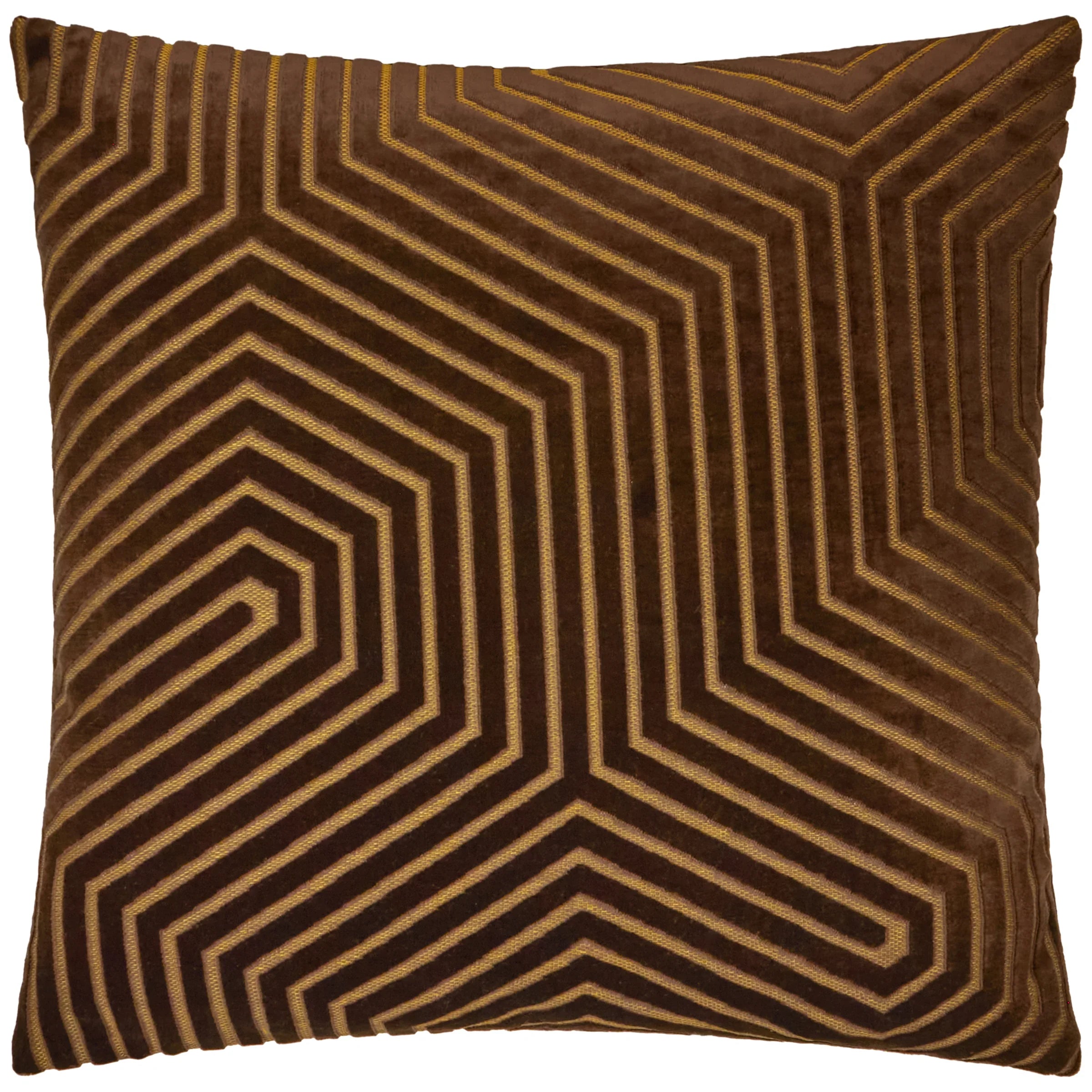 Paoletti (Riva Home) Cushions EVOKE CUT VELVET CUSHION by Paoletti