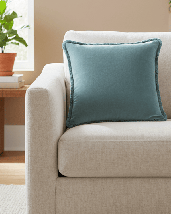 FREYA VELVET CUSHION by Paoletti