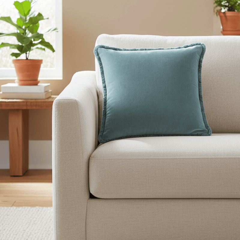 FREYA VELVET CUSHION by Paoletti