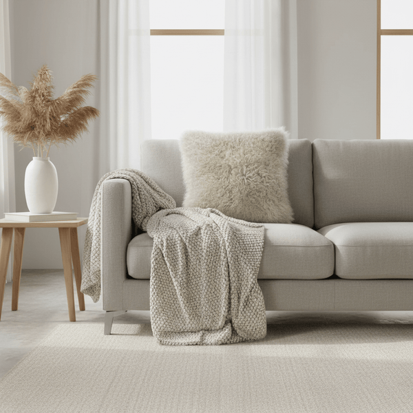 MONGOLIAN SHEEPSKIN CUSHION
by Paoletti