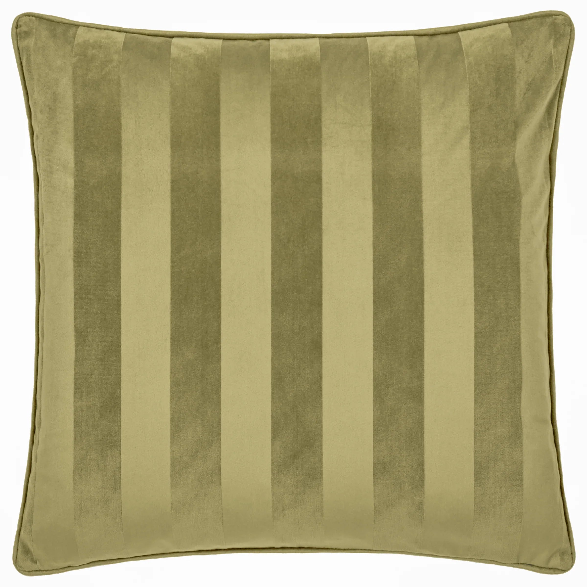 Paoletti (Riva Home) Cushions REGENCY STRIPE VELVET CUSHION – FEATHER FILLED by Paoletti