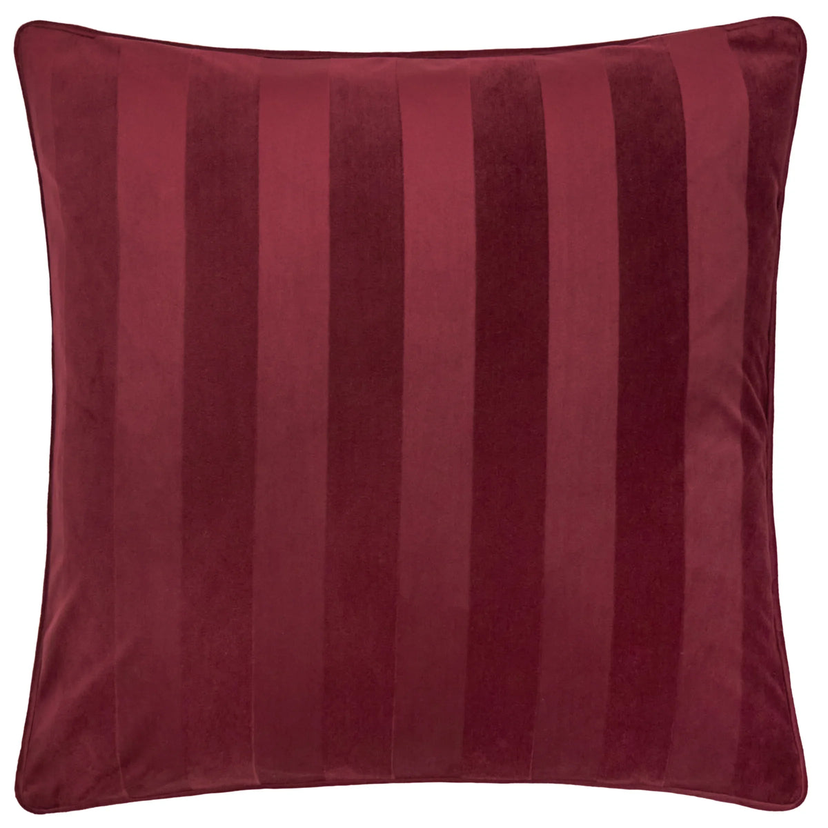 Paoletti (Riva Home) Cushions REGENCY STRIPE VELVET CUSHION – FEATHER FILLED by Paoletti