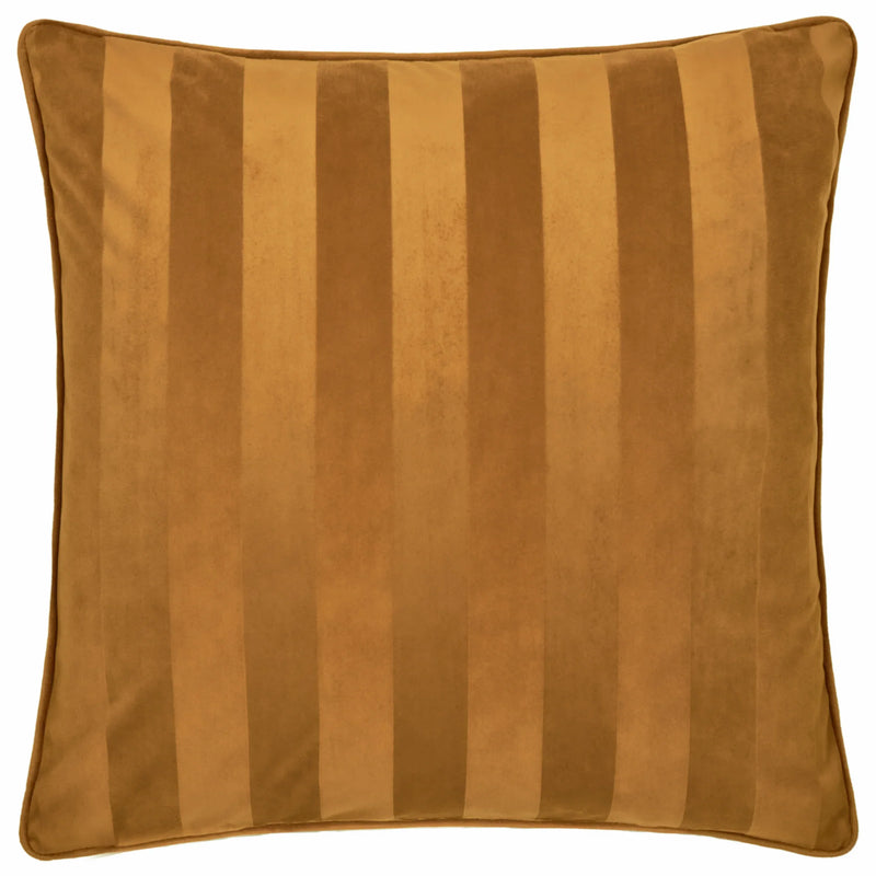 REGENCY STRIPE VELVET CUSHION – FEATHER FILLED by Paoletti