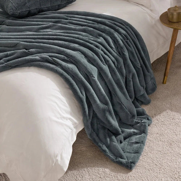 Empress Super Soft Faux Fur Throw by Paoletti