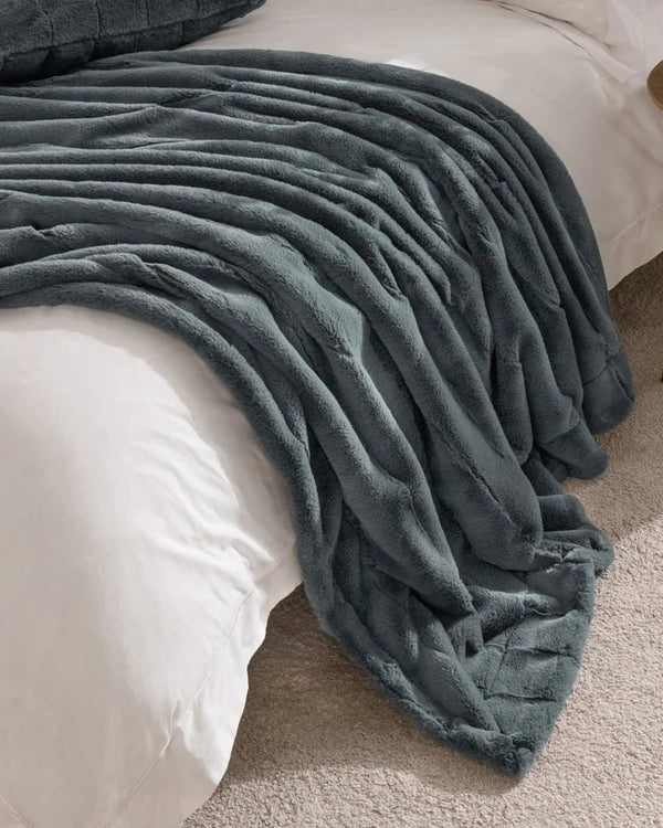 Empress Super Soft Faux Fur Throw by Paoletti