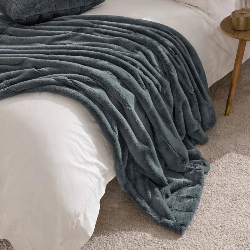 Empress Super Soft Faux Fur Throw by Paoletti