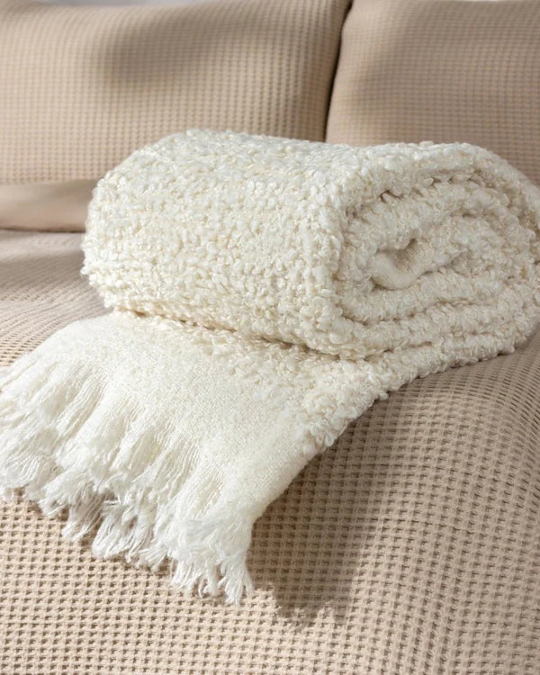 Ulsmere Soft Wool Blend Throw by Furn