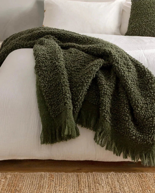 Ulsmere Soft Wool Blend Throw by Furn