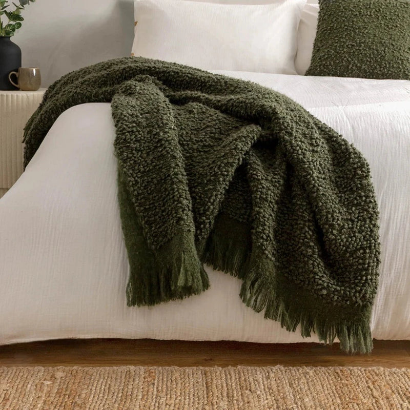 Ulsmere Soft Wool Blend Throw by Furn