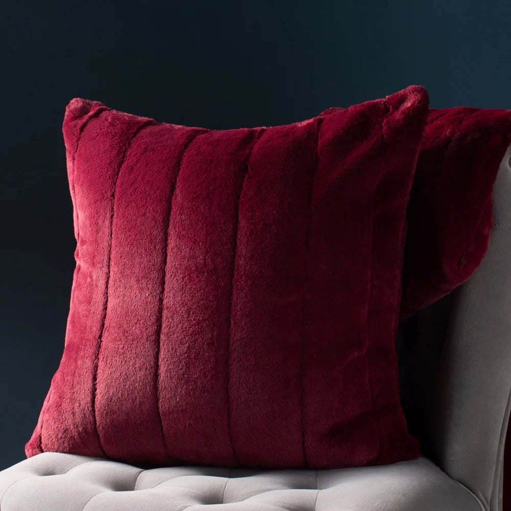 Paoletti (Riva Home) Throw Ruby Paoletti Empress Faux Fur Cushion