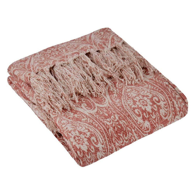 DURELLE PRINTED THROW  by Paoletti.