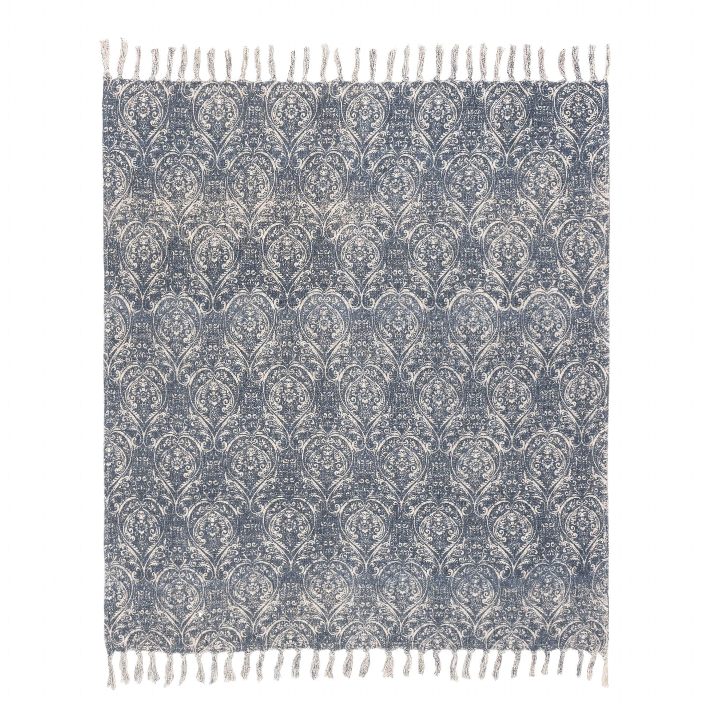 Paoletti Seventy Three (Riva Home) Throw Paoletti - Seventy Three Durelle Printed Throw Delph Blue