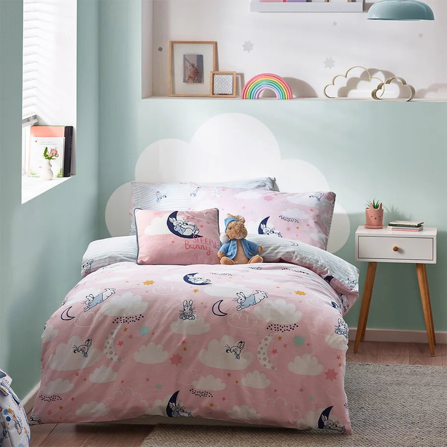 Peter Rabbit™ Bedspread Sleepy Head Peter Rabbit™ Duvet Cover Set in 3 colours