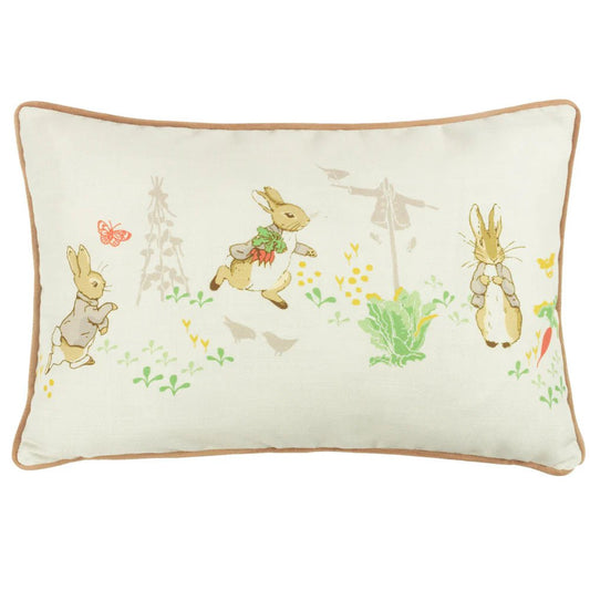 Peter Rabbit™ Cushions Classic Peter Rabbit™ Rectangular Cushion Natural