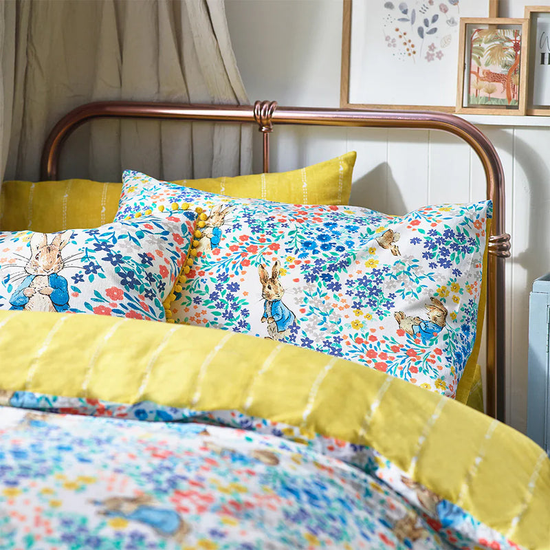 FLORELLI PETER RABBIT™ 100% COTTON DUVET COVER SET MULTI SINGLE  by Peter Rabbit™