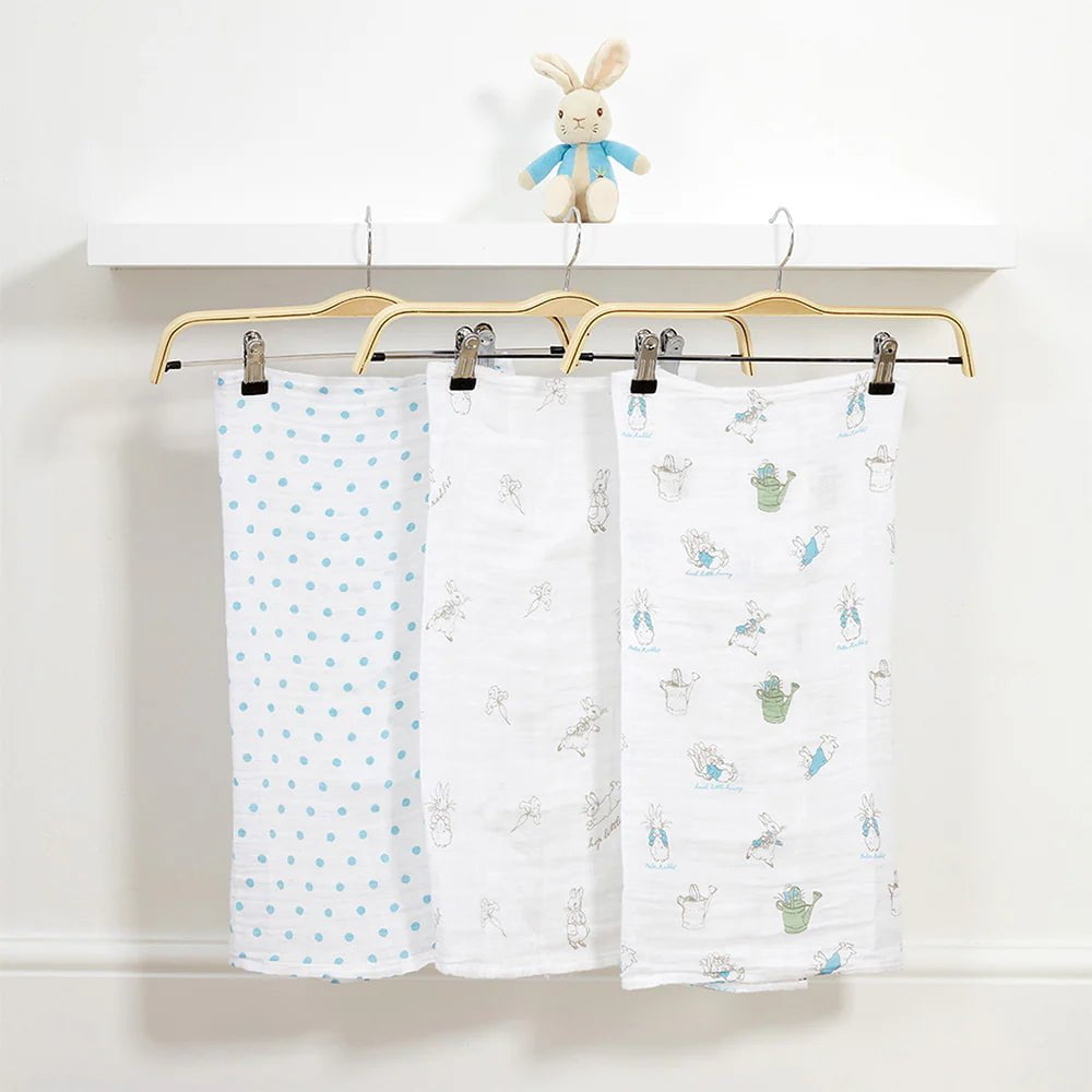 Peter Rabbit™ Throw Peter Rabbit Toy Multicolour (Muslin and Peter Rabbit toy set)