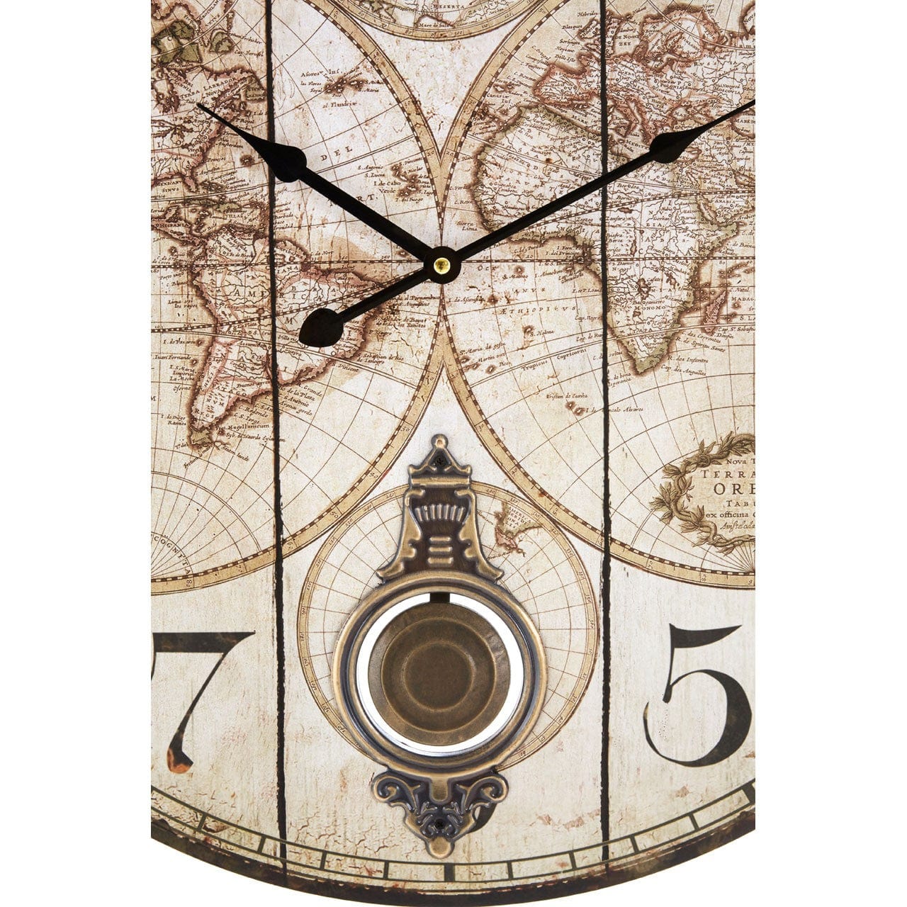 Premier Housewares Decoration Classic Global Wall Clock