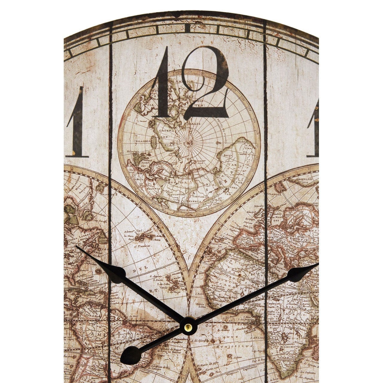 Premier Housewares Decoration Classic Global Wall Clock