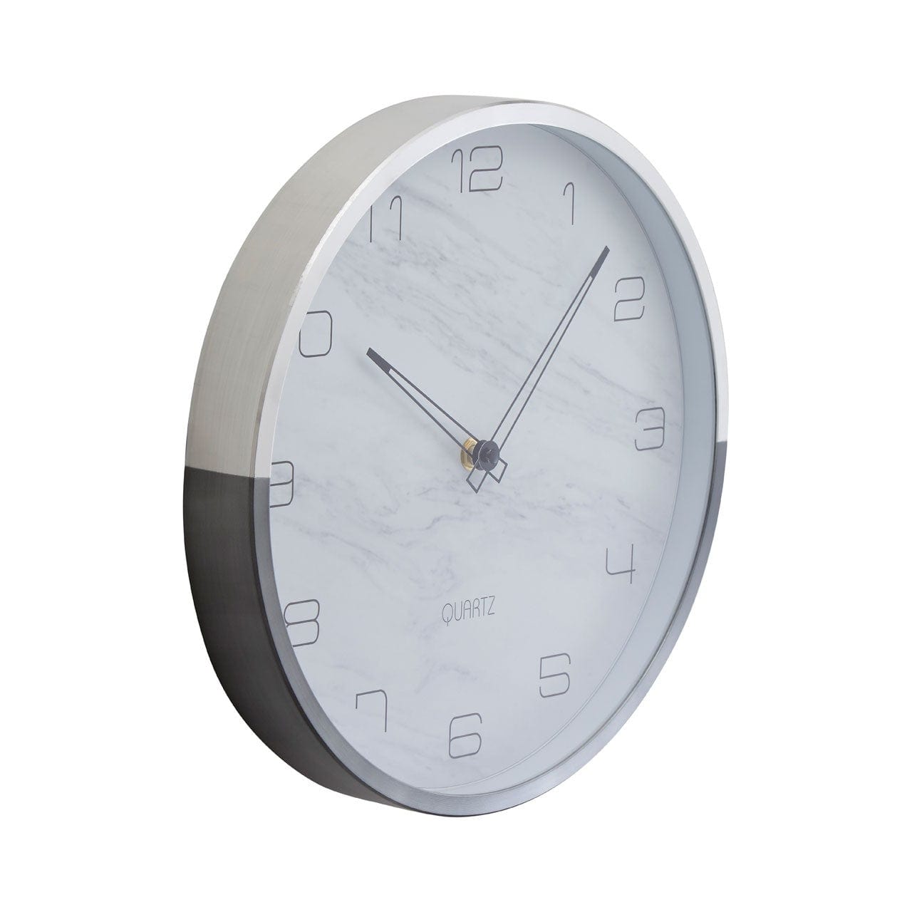 Premier Housewares Decoration Wall Clock With Silver / Grey Frame