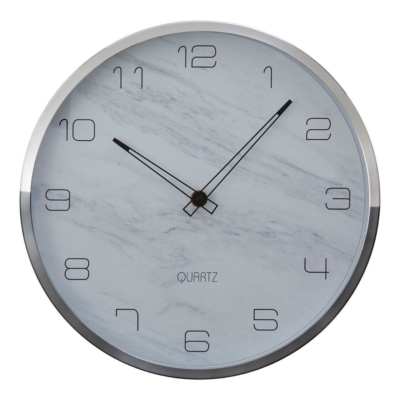 Premier Housewares Decoration Wall Clock With Silver / Grey Frame