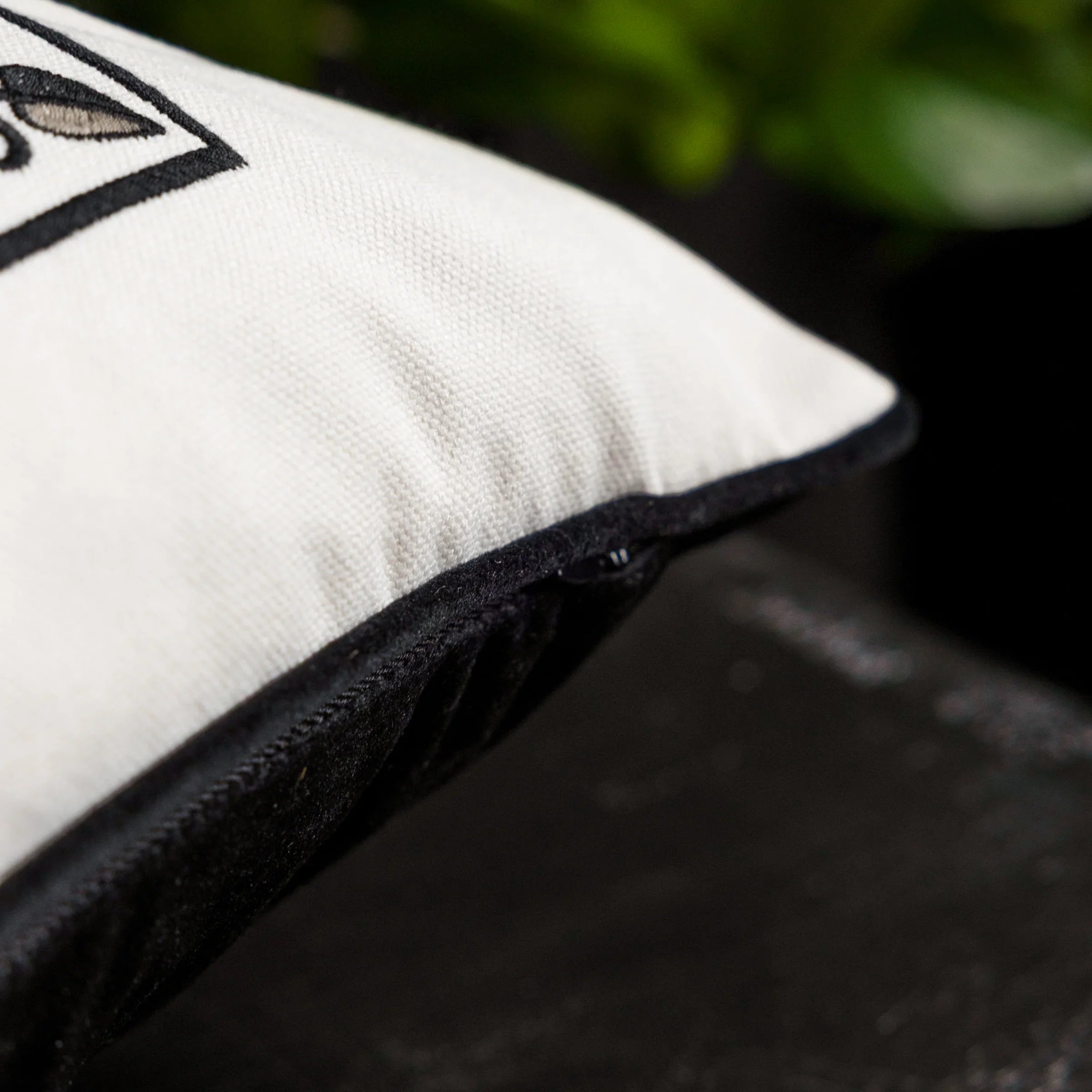 Rockett St George (Riva Home) Cushions MY HEART ALWAYS FEATHER FILLED EMBROIDERED CUSHION – NATURAL by Rockett St George