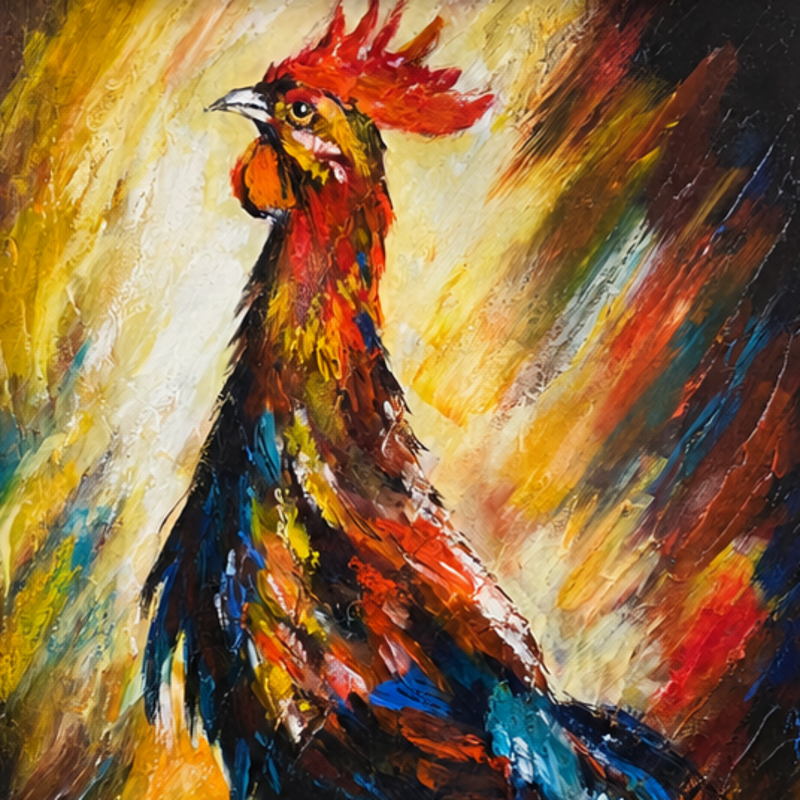 ROOSTERS CRY FRAMED PRINT – WHITE FRAME  | House of Irish Art