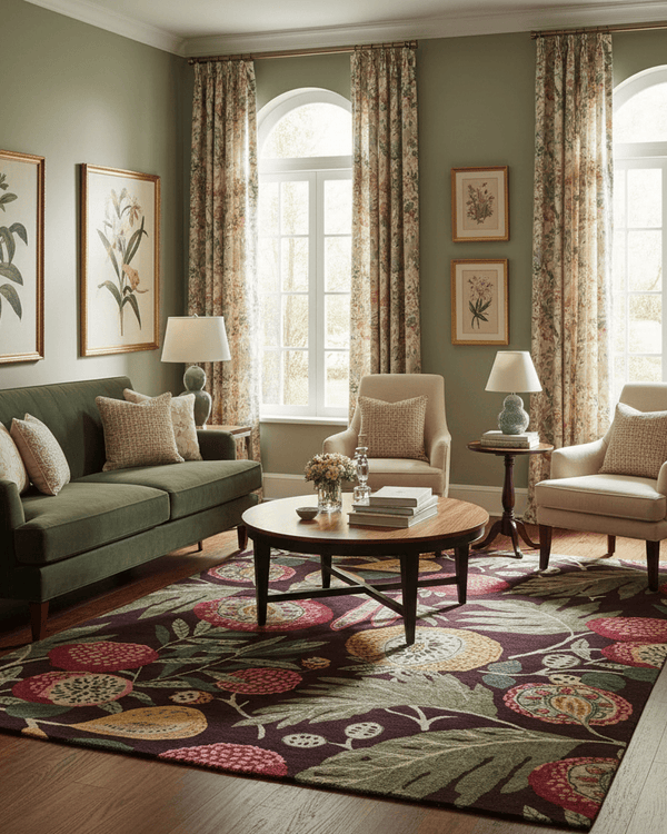 SANDERSON JACKFRUIT AREA RUG  by Brink & Campman