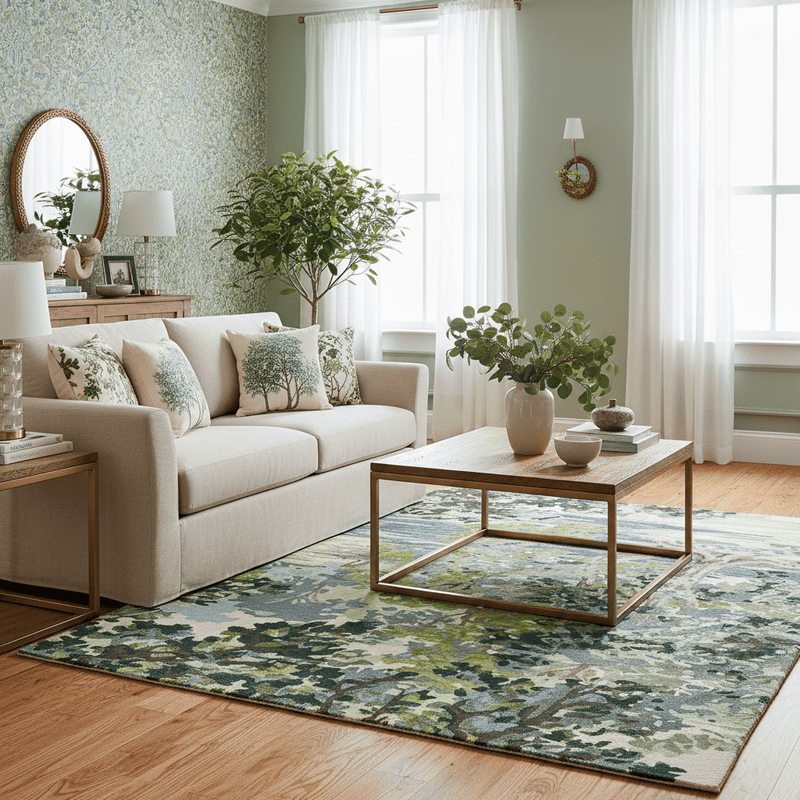 SANDERSON ANCIENT CANOPY AREA RUG  by Brink & Campman