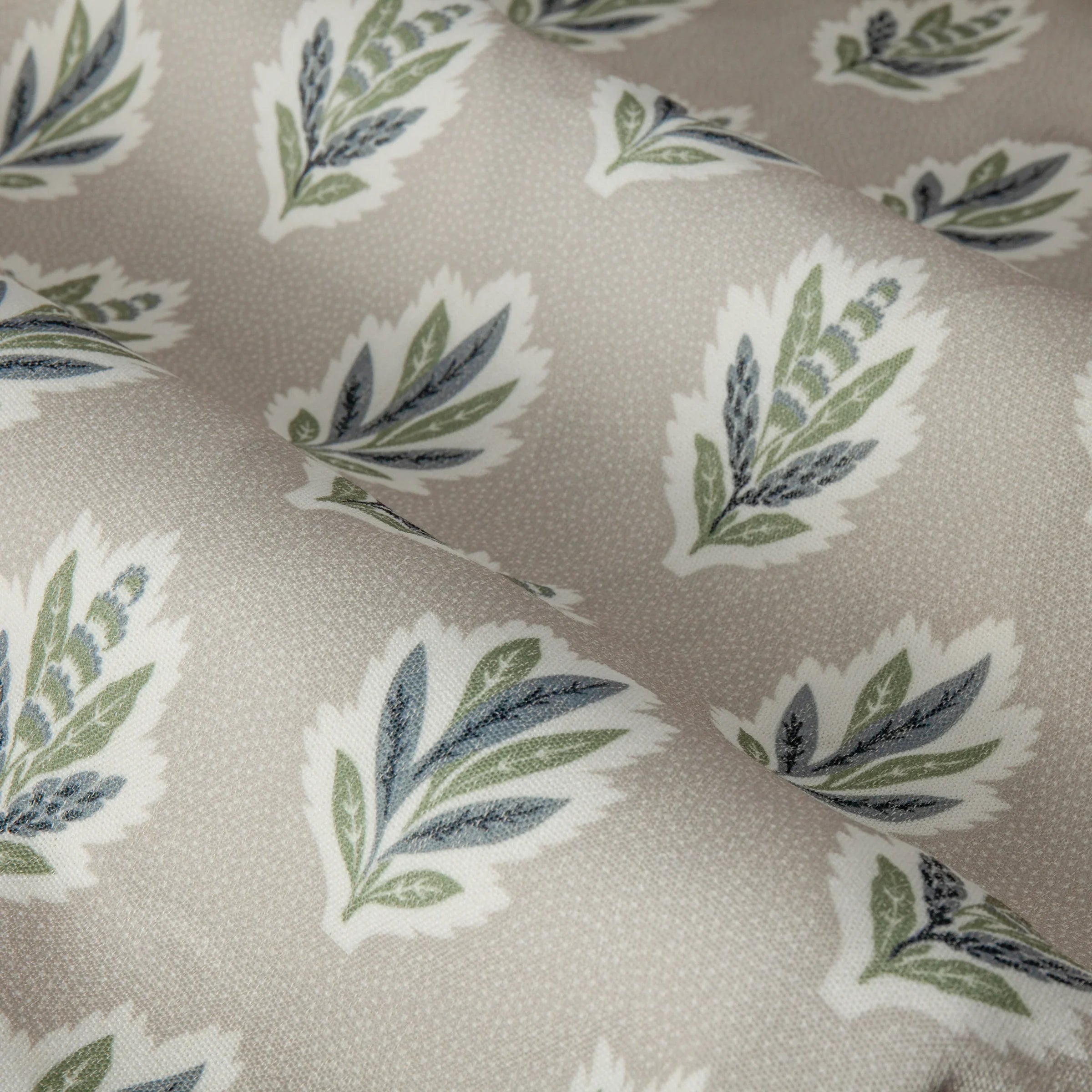 Sanderson (Riva Home) Sanderson Curtains ADELE FLORAL CHENILLE PENCIL PLEAT CURTAINS – FLAX by Sanderson