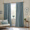 Sanderson (Riva Home) Sanderson Curtains Sanderson Hutton Blue / 167cm x 182cm Sanderson Hutton Jacquard Pencil Pleat Curtains