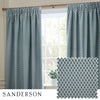 Sanderson (Riva Home) Sanderson Curtains Sanderson Hutton Jacquard Pencil Pleat Curtains