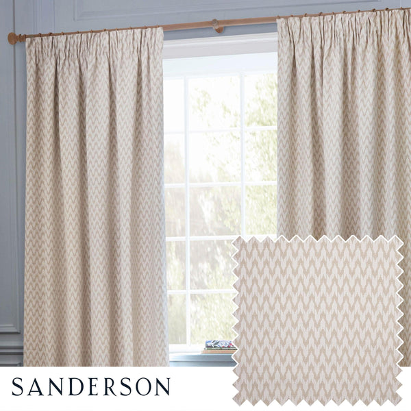 Sanderson Hutton Jacquard Pencil Pleat Curtains
