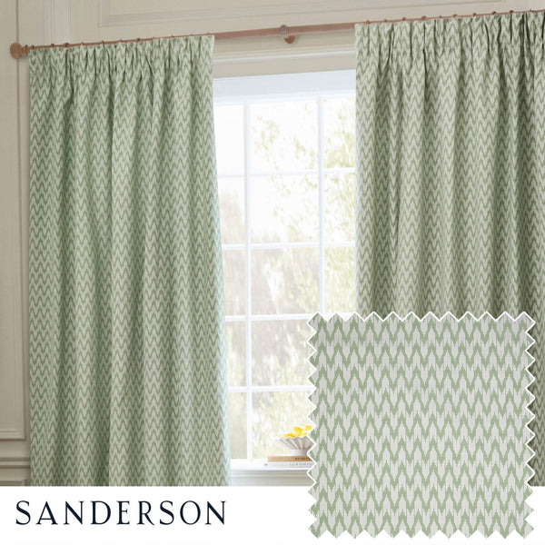Sanderson Hutton Jacquard Pencil Pleat Curtains