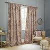 Sanderson (Riva Home) Sanderson Curtains Sanderson Porcelain Blush / 167cm x 182cm Sanderson Porcelain Garden Printed Chenille Pencil Pleat Curtains