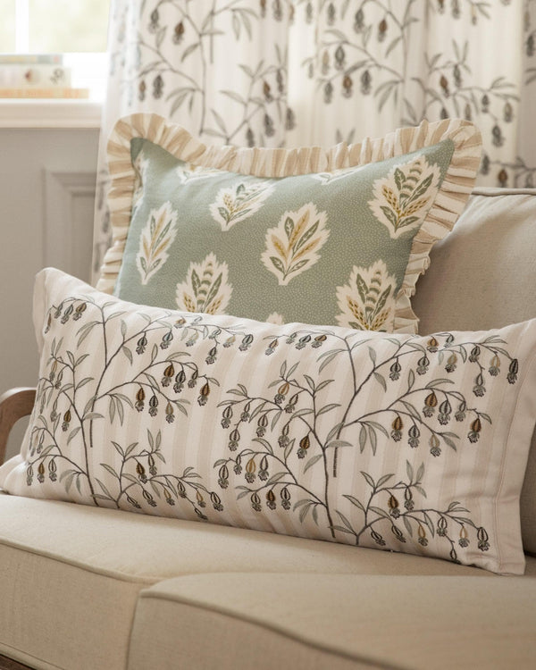 Sanderson Chinese Lanterns Embroidered Cushion