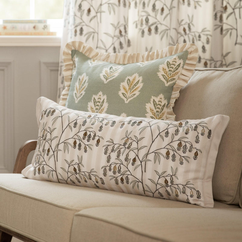 Sanderson Chinese Lanterns Embroidered Cushion