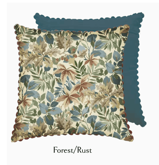 Sanderson (Riva Home) Sanderson Cushion Sanderson Forest/Rust Sanderson Robins Wood Cushion