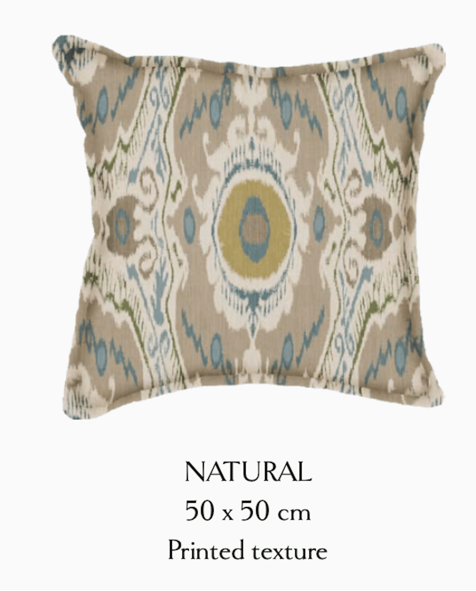 Sanderson (Riva Home) Sanderson Cushion Sanderson Niyali Natural Sanderson Niyali Cushion