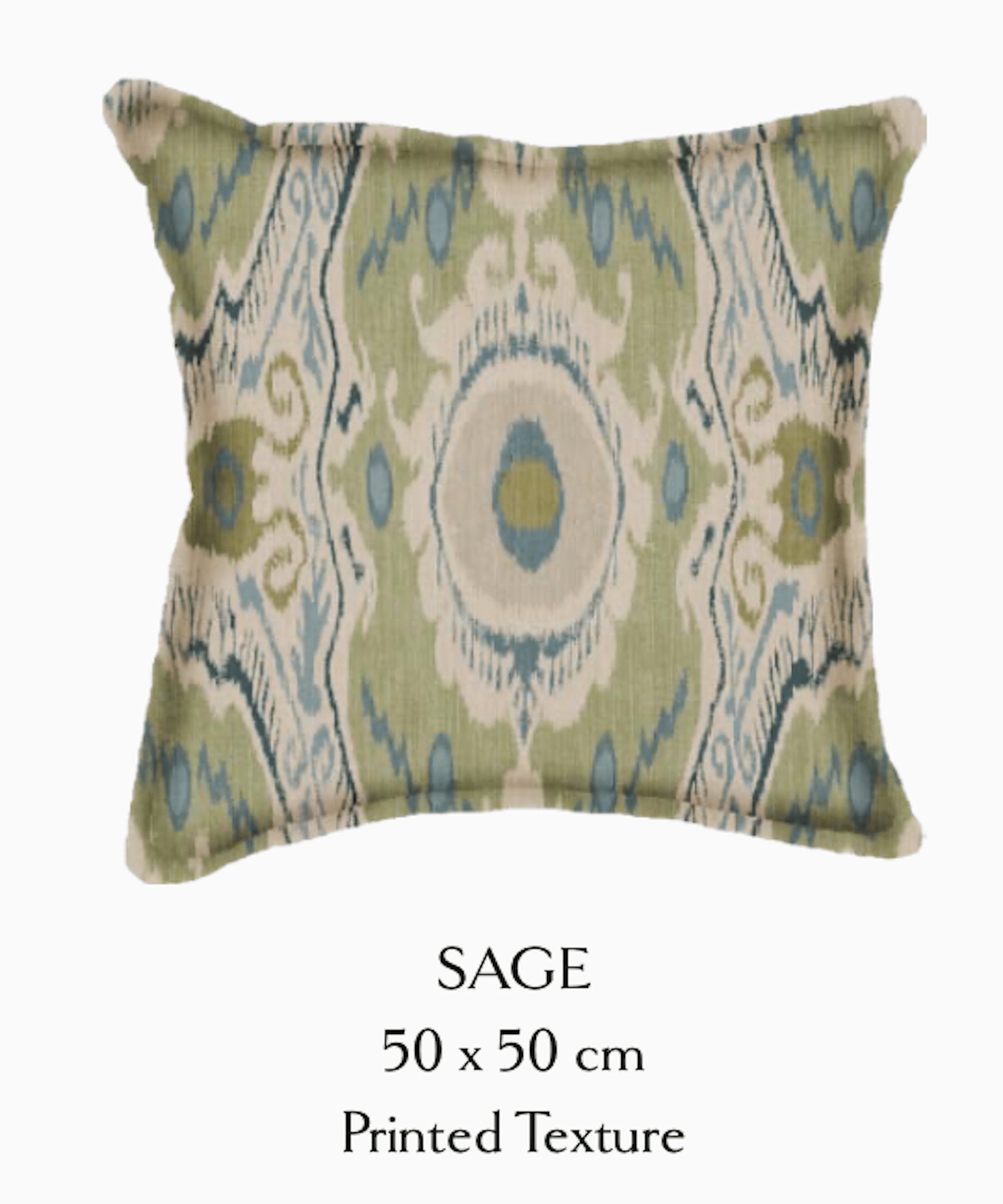 Sanderson (Riva Home) Sanderson Cushion Sanderson Niyali Sage Sanderson Niyali Cushion