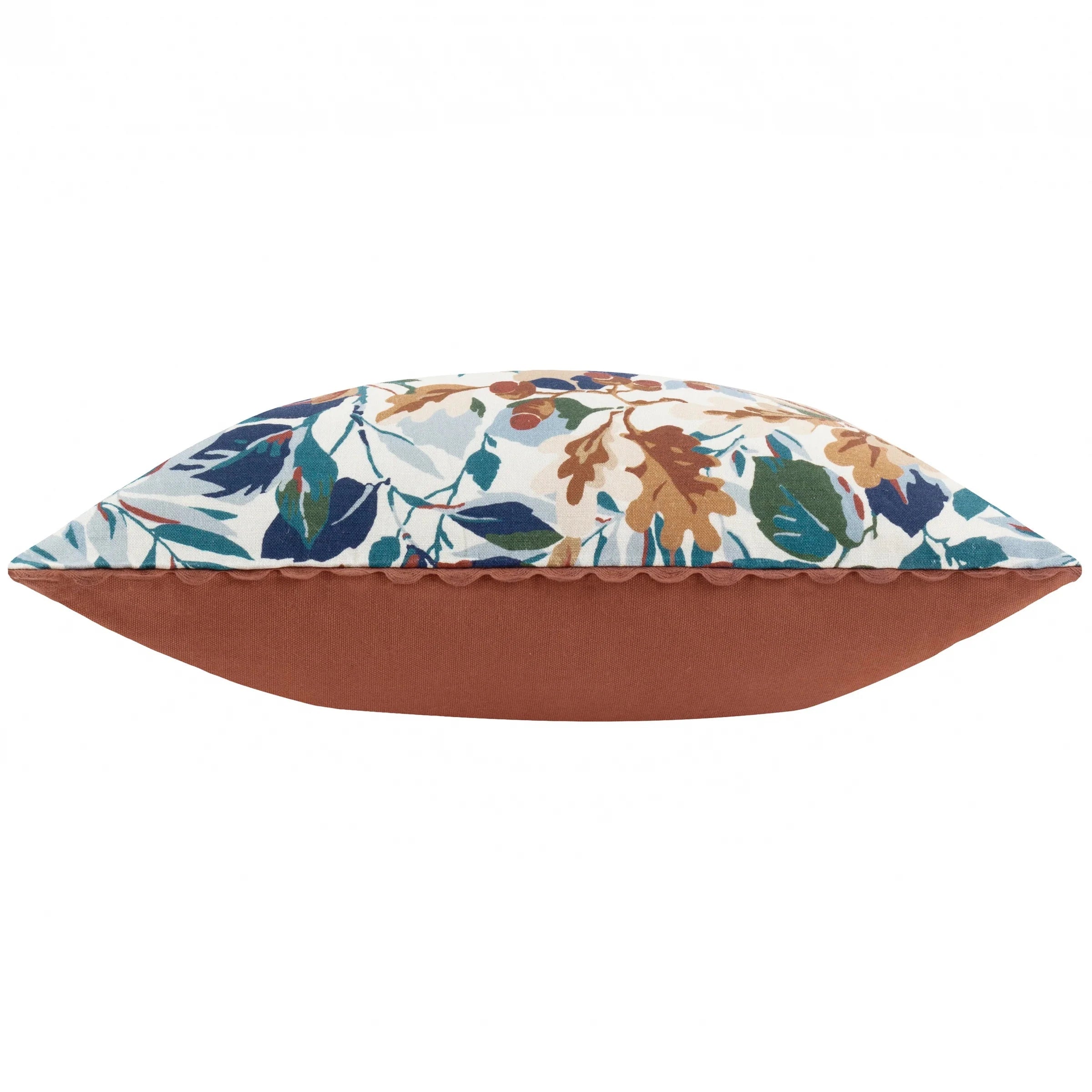 Sanderson (Riva Home) Sanderson Cushion Sanderson Robin's Wood Duck Feather Filled Cushion – Russet/Ink (50x50cm)