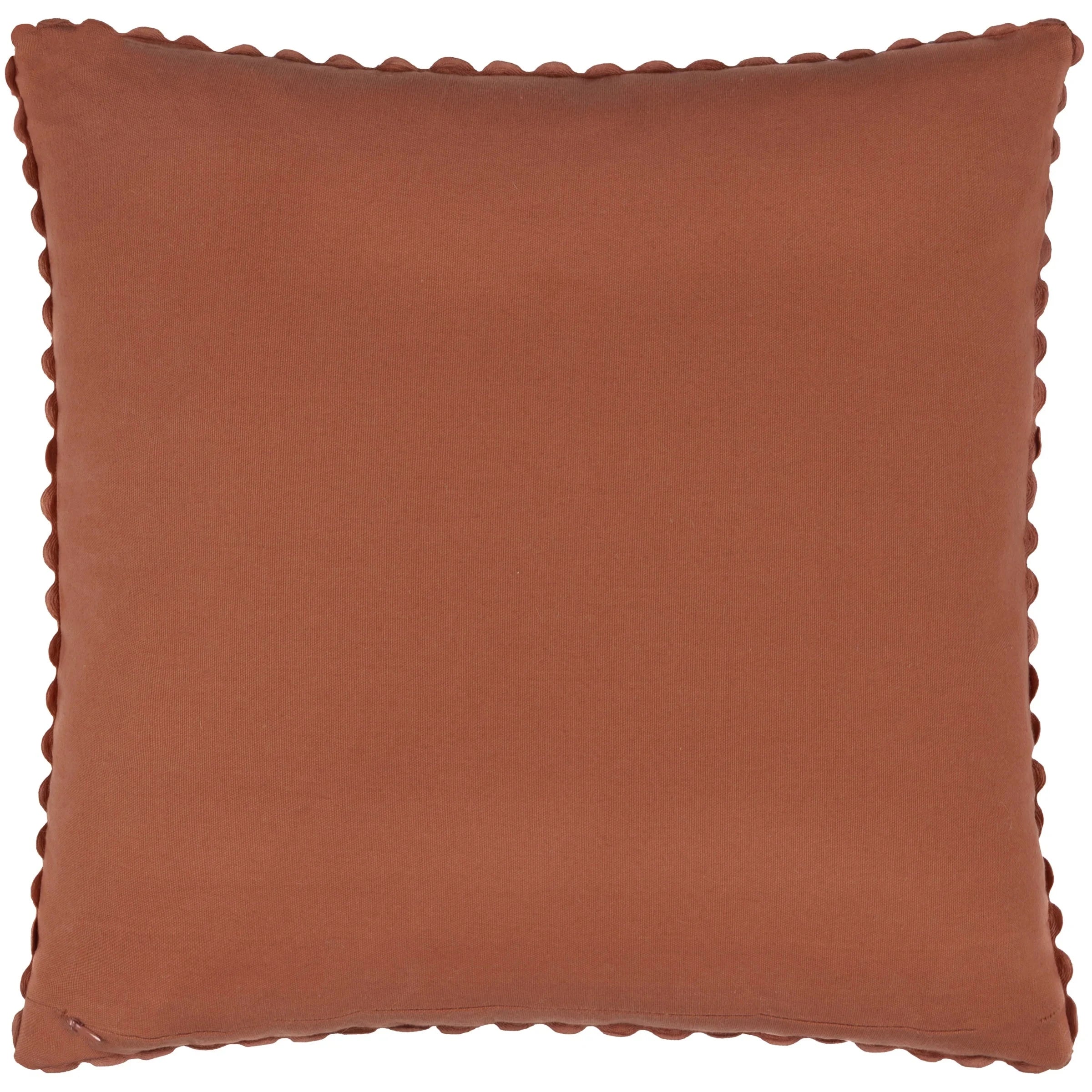 Sanderson (Riva Home) Sanderson Cushion Sanderson Robin's Wood Duck Feather Filled Cushion – Russet/Ink (50x50cm)
