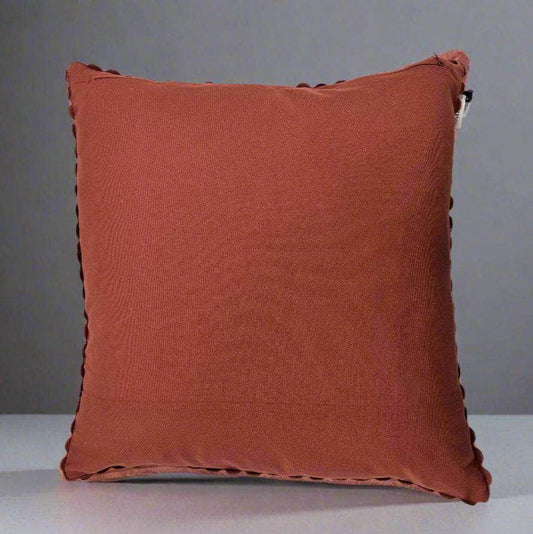 Sanderson (Riva Home) Sanderson Cushion Sanderson Robin's Wood Duck Feather Filled Cushion – Russet/Ink (50x50cm)