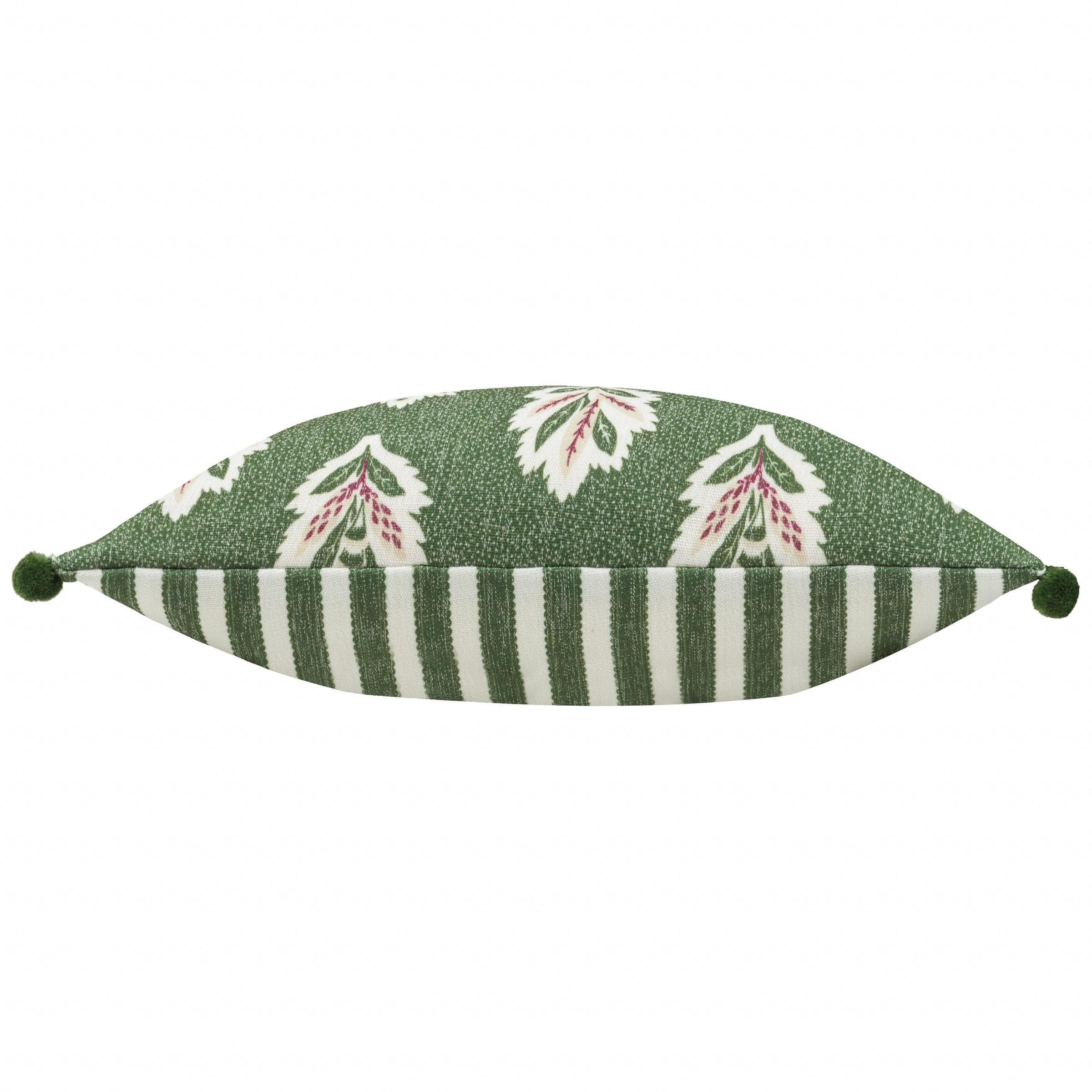 Sanderson (Riva Home) Sanderson Cushion Sanderson Sessile Leaf Printed Cushion in Leaf Green