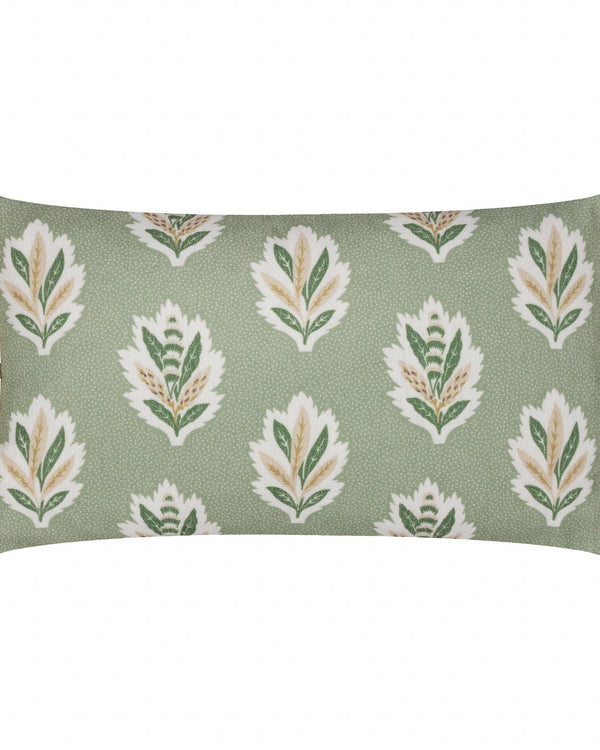 Sanderson Sessile Leaf Printed Cushion in Sage