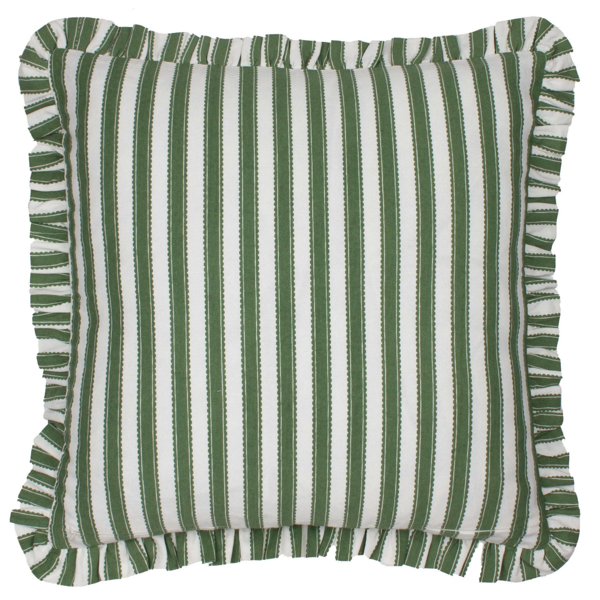 Sanderson (Riva Home) Sanderson Cushion Sanderson Sessile Leaf Printed Square Cushion in Leaf Green